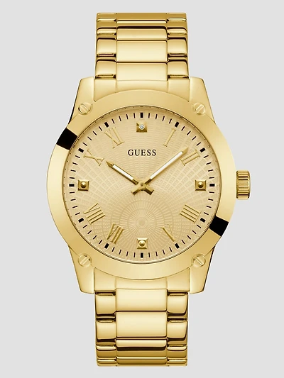 Crescent Diamond Analog Watch