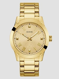 Crescent Diamond Analog Watch