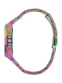 Multi-Tone G-Cube Analog Watch