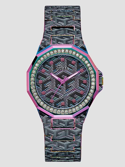 Multi-Tone G-Cube Analog Watch