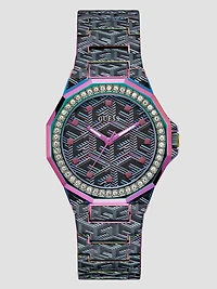 Multi-Tone G-Cube Analog Watch