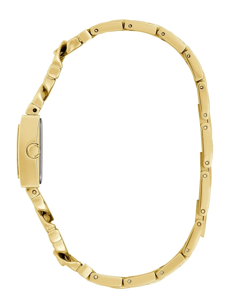 Gold-Tone Chain-Link Analog Watch