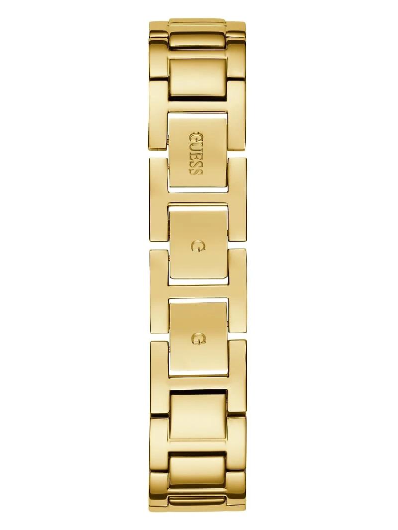 Gold-Tone Chain-Link Analog Watch