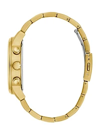 Gold-Tone Multifunction Watch