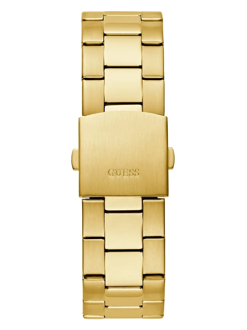 Gold-Tone Multifunction Watch