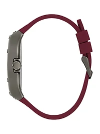 G-Cube Red Leather Multifunction Watch