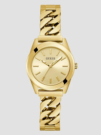 Gold-Tone Analog Watch