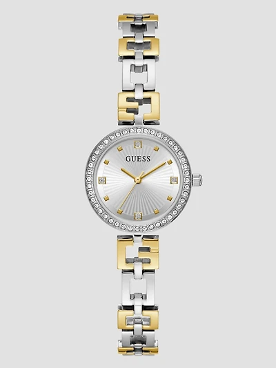 Two-Tone Analog Watch