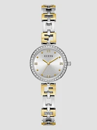 Two-Tone Analog Watch