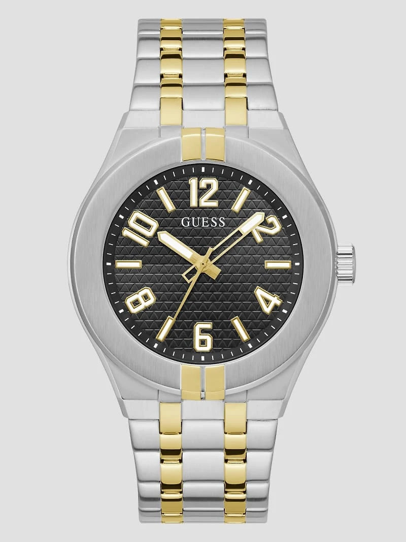Gold and Silver-Tone Analog Watch