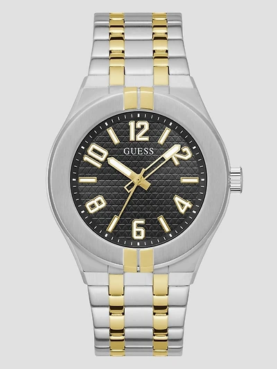 Gold and Silver-Tone Analog Watch