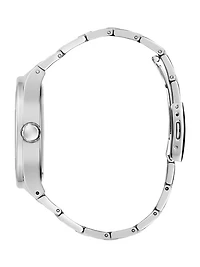 Silver-Tone Analog Watch