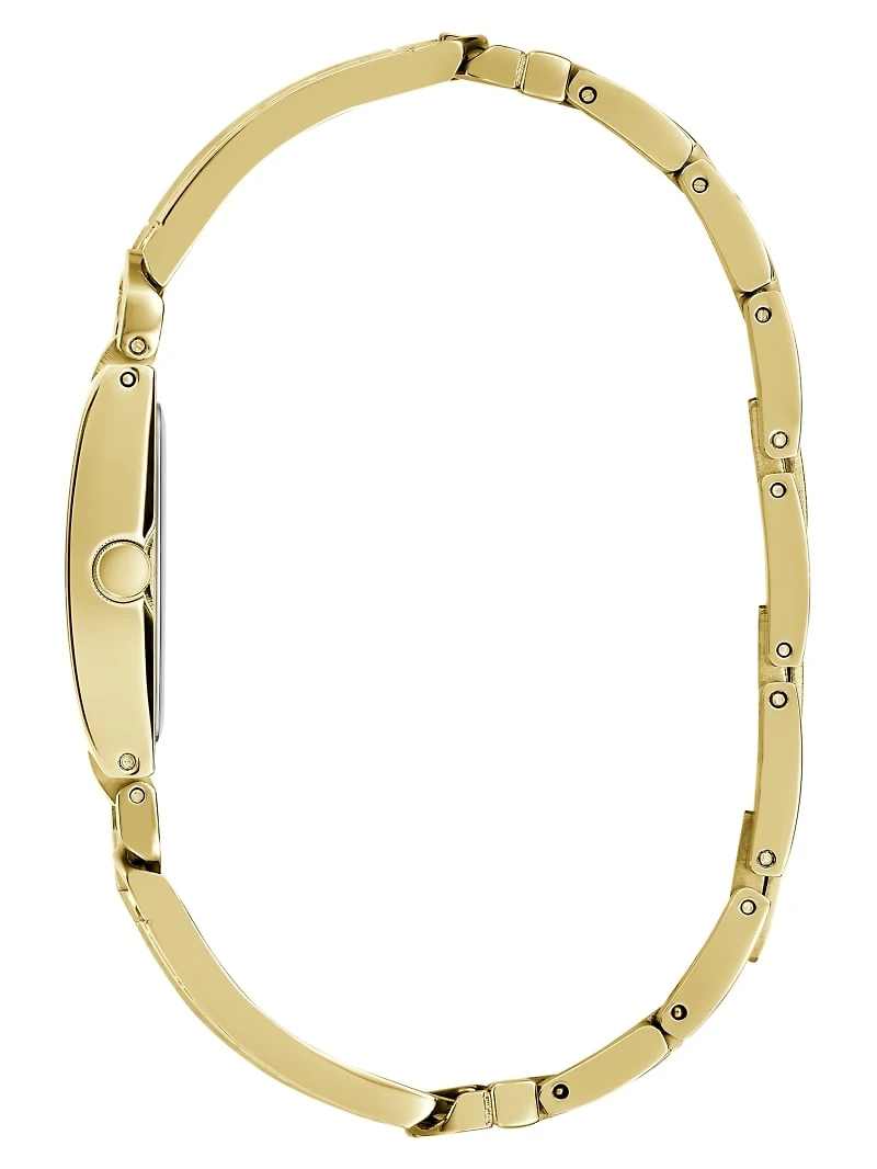 Gold-Tone Square Analog Watch