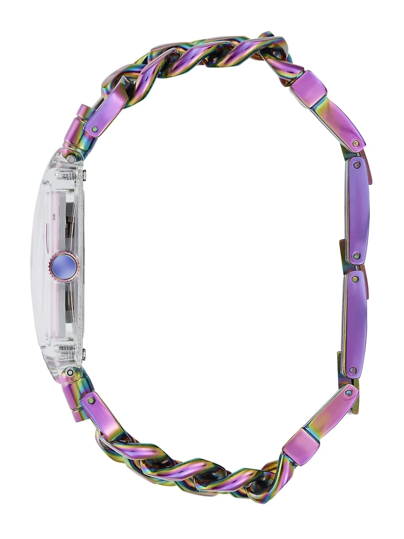 Iridescent Analog Watch