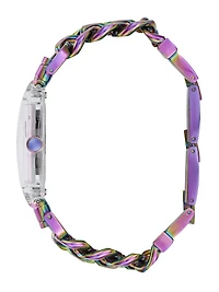 Iridescent Analog Watch