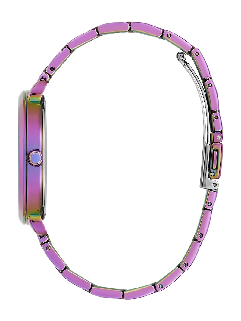 Iridescent Peony Analog Watch