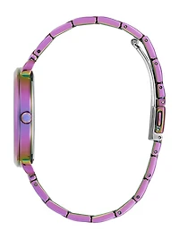 Iridescent Peony Analog Watch