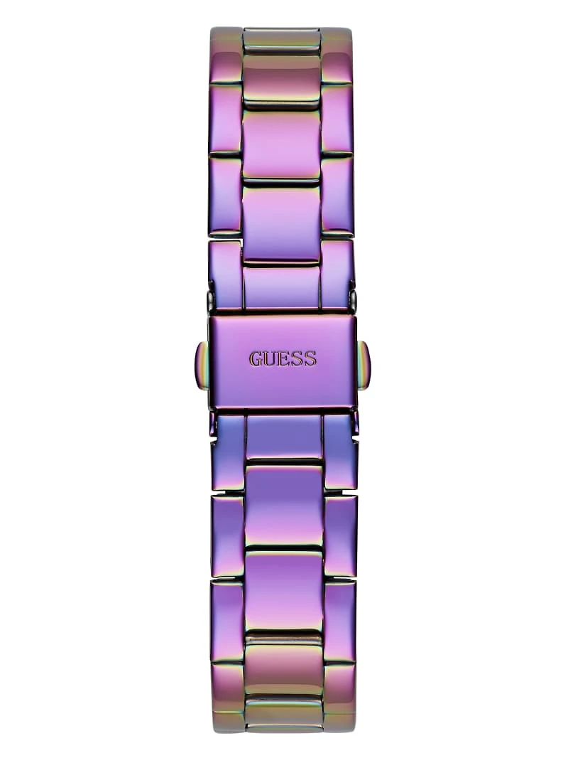 Iridescent Peony Analog Watch