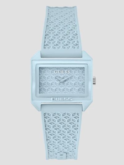 Blue Silicon Analog Watch