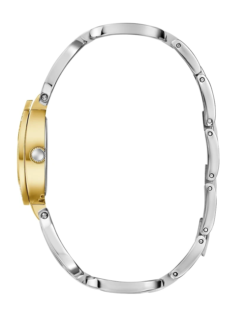 Silver and Gold-Tone Analog Watch