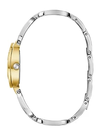Silver and Gold-Tone Analog Watch