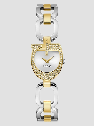 Silver and Gold-Tone Analog Watch