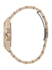 Rose Gold-Tone and Crystal Multifunction Watch