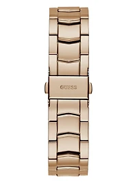 Rose Gold-Tone and Crystal Multifunction Watch