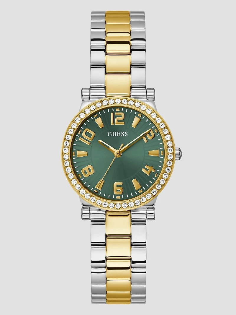 Gold and Silver-Tone Analog Watch