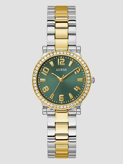 Gold and Silver-Tone Analog Watch