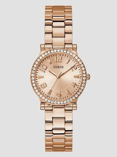 Rose Gold-Tone Analog Watch