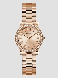 Rose Gold-Tone Analog Watch
