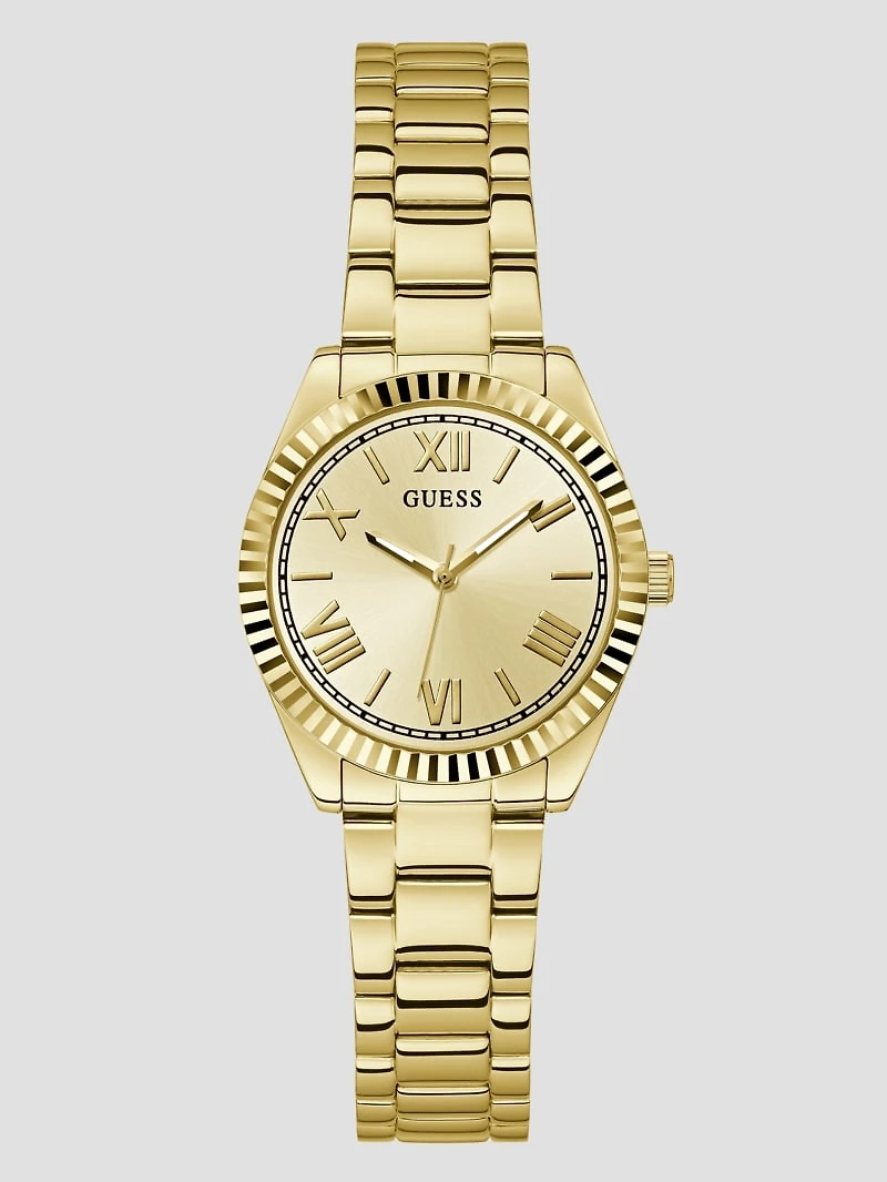 Gold-Tone Analog Watch