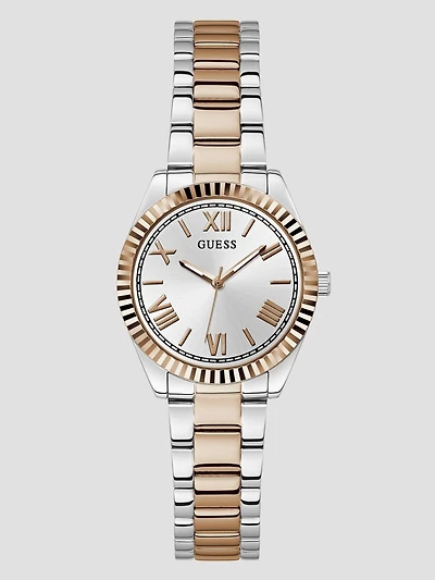 Two-Tone Analog Watch