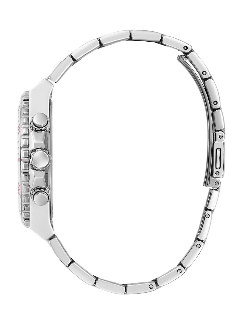 Silver-Tone Multifunction Watch