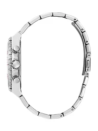 Silver-Tone Multifunction Watch