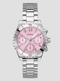 Silver-Tone Multifunction Watch