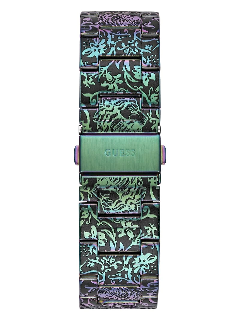 Iridescent Print Analog Watch