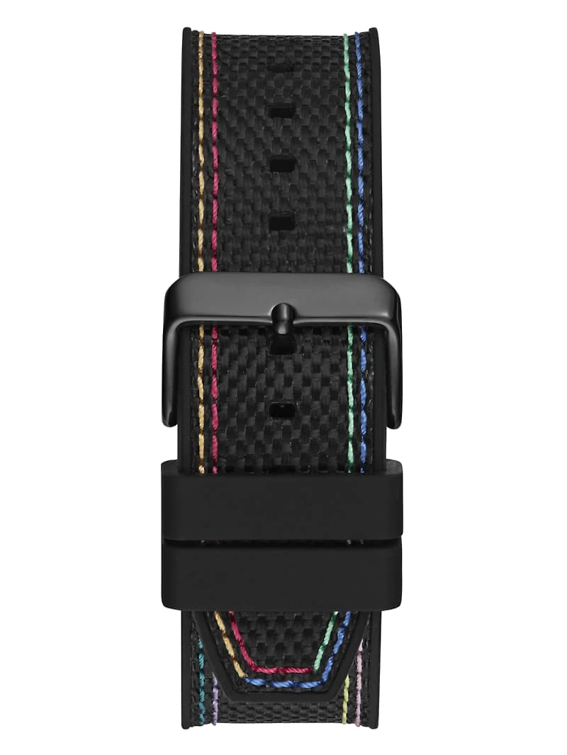 Nylon Rainbow-Crystal Multifunction Watch