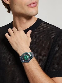 Iridescent Lion Analog Watch