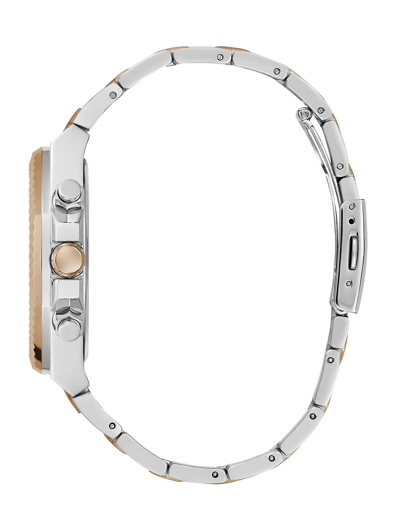 Two-Tone and Navy Multifunction Watch