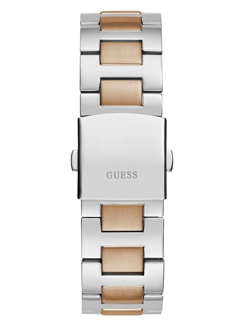 Two-Tone and Navy Multifunction Watch