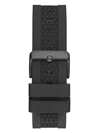 Black Silicon Analog Watch