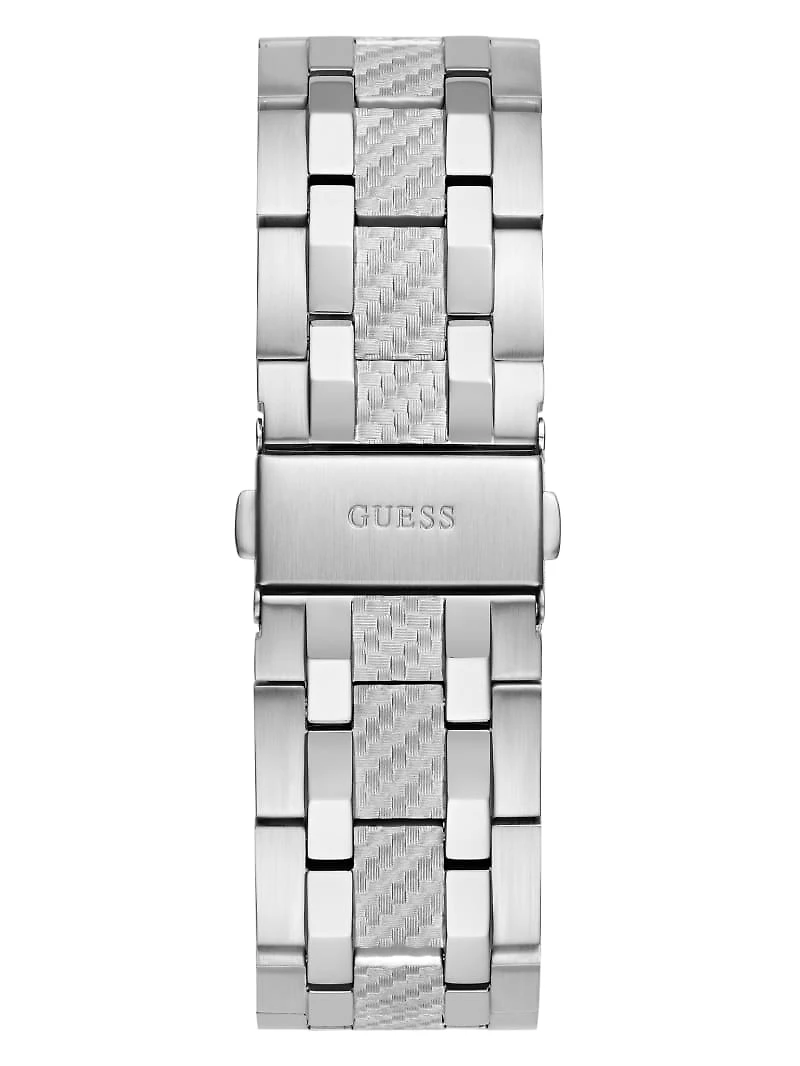 Silver-Tone Chronograph Watch