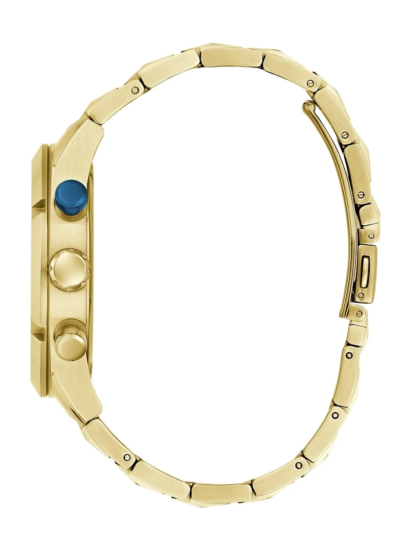 Gold-Tone Chronograph Watch