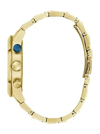 Gold-Tone Chronograph Watch