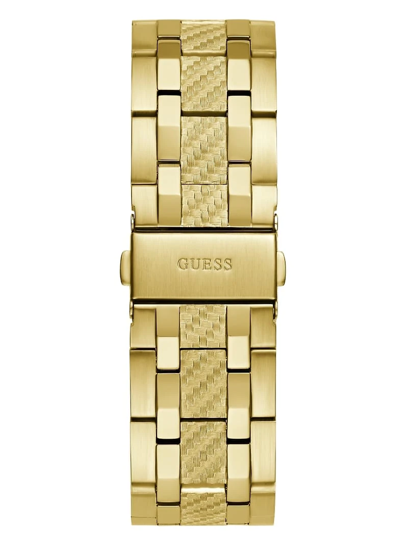 Gold-Tone Chronograph Watch