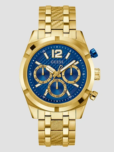 Gold-Tone Chronograph Watch