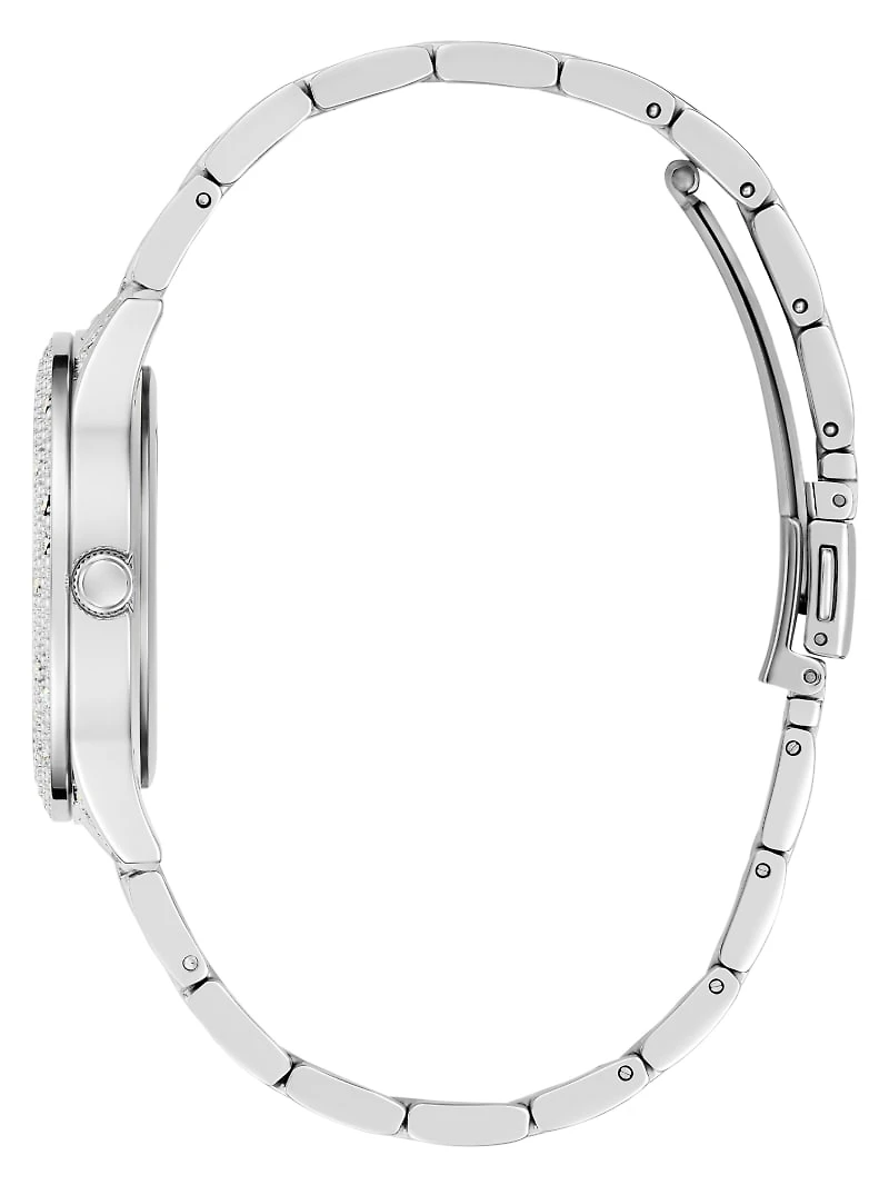 Silver-Tone Analog Watch