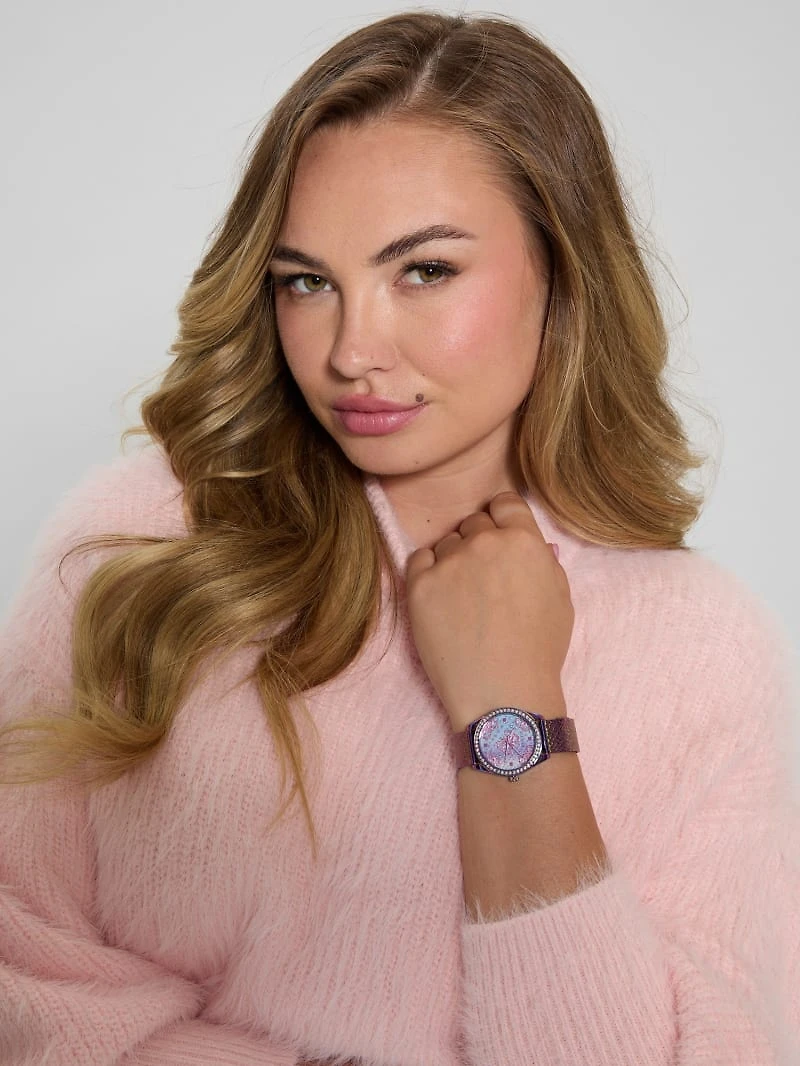 Iridescent Analog Watch